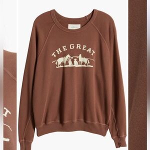Like new. The Great College Gaucho Sweatshirt. Brown. Size 1.